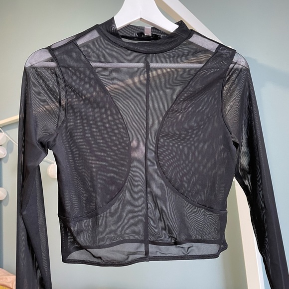 Selene mesh crop top - Picture 3 of 3